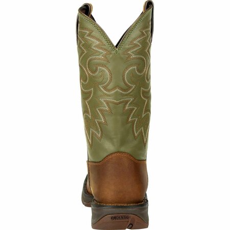 Durango Rebel by Coffee & Cactus Pull-On Western Boot, COFFEE CACTUS, D, Size 8 DB5416